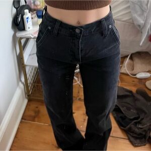 Black denim forum jeans